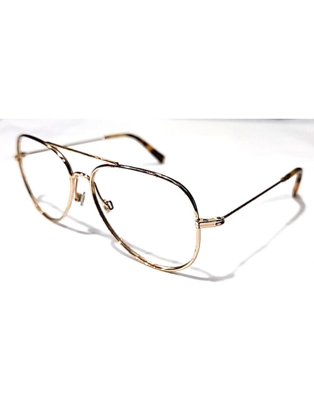 Warby Parker Raider W2403 No Pads Gold Eyeglasses Sunglasses Frame 58-14 140